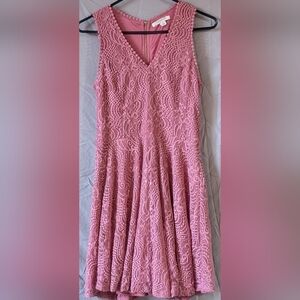 Francesca's Collections Pink Textured Dress